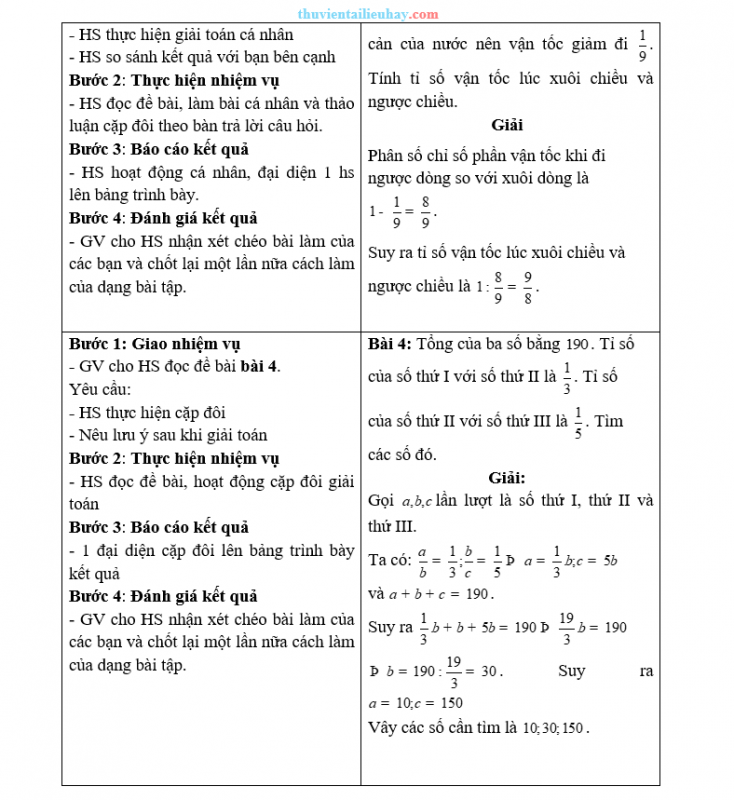 Giáo Án Dạy Thêm Toán 6 Tỉ Số Và Tỉ Số Phần Trăm