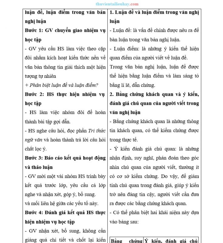 Giáo Án Ngữ Văn 8 CTST Bài 3 Sự Sống Thiêng Liêng