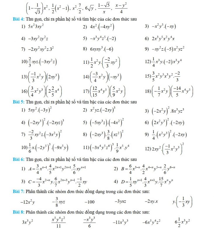 Chuyên Đề Toán Lớp 8 Theo Chương Trình Mới