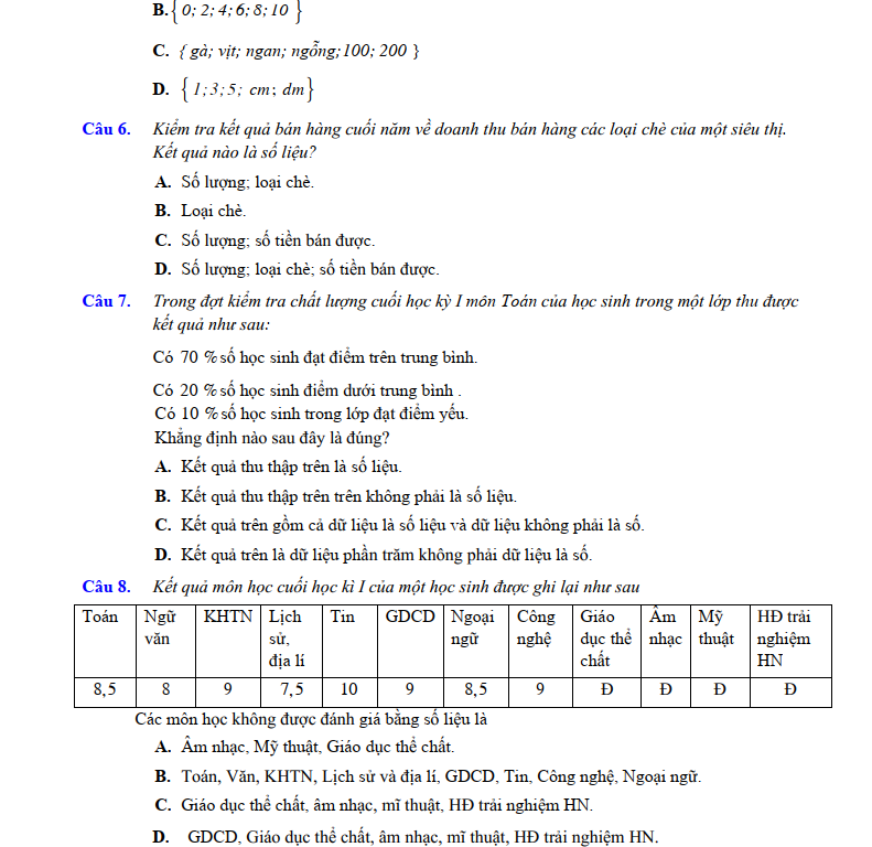 Phiếu Bài Tập Toán 7 Sách Cánh Diều Tập 2