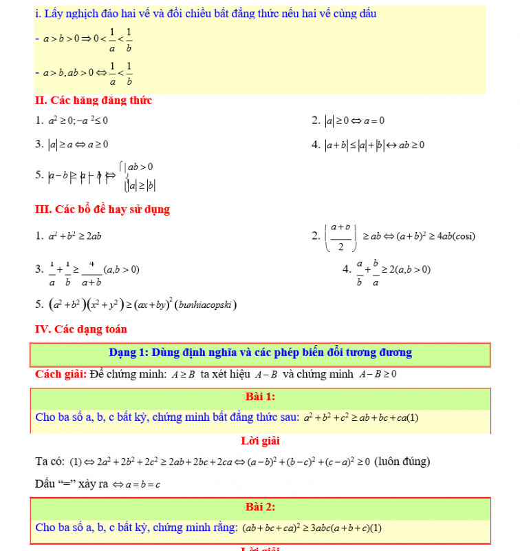 Các Chuyên Đề Nâng Cao Toán Lớp 8 Rất Hay