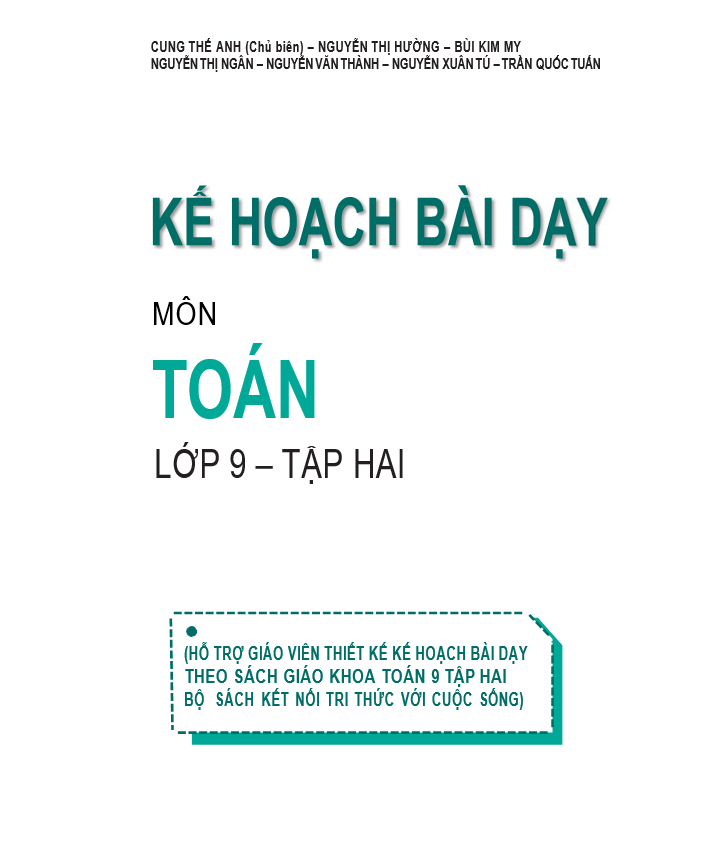 Kế Hoạch Bài Dạy Môn Toán Lớp 9 Tập 2